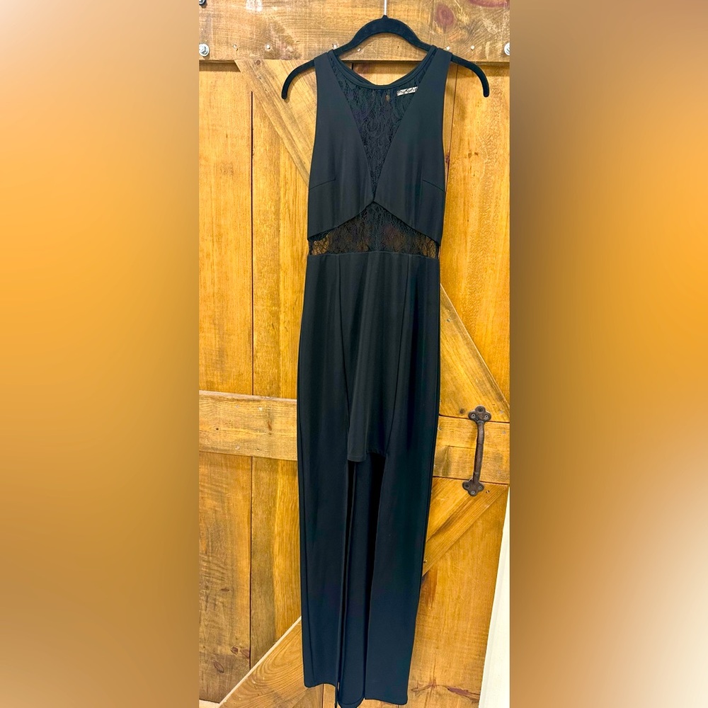 Black asymmetric dress